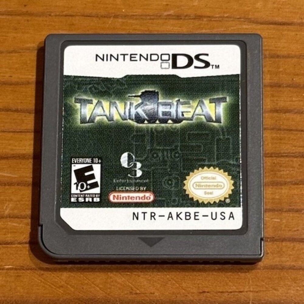 Tank Beat (Nintendo‎ DS, 2007) Authentic WORKING TESTED